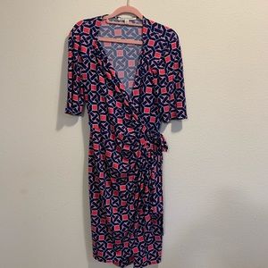 Maggie London wrap dress